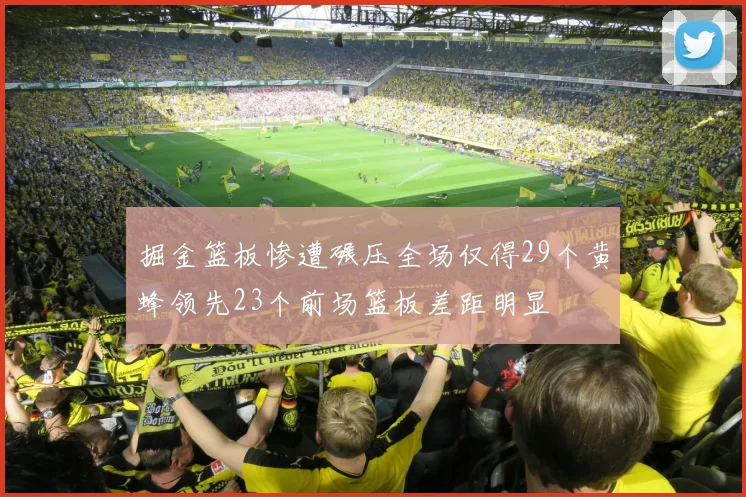 掘金篮板惨遭碾压全场仅得29个黄蜂领先23个前场篮板差距明显
