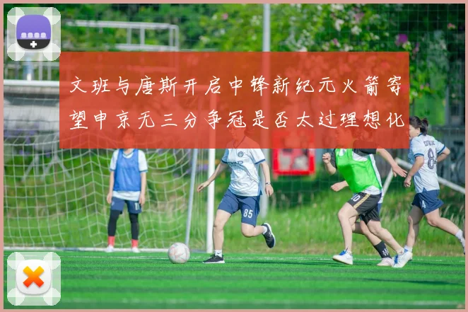 文班与唐斯开启中锋新纪元火箭寄望申京无三分争冠是否太过理想化